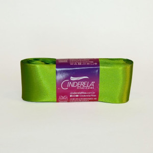 Fita De Cetim 38mm 10m. Verde Folha