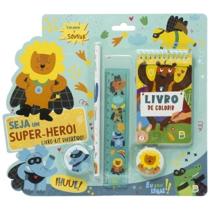 Kit Escolar Super-heroi C/4 Pecas