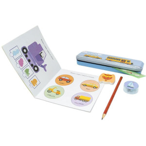 Kit Escolar Veiculos C/6 Pecas-127059-85527