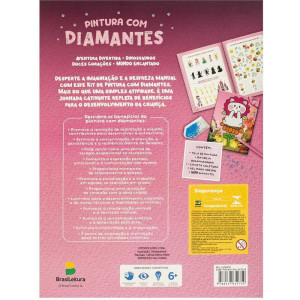 Livro Com Adesivos Diamantes Mundo Encantado-127068-87505