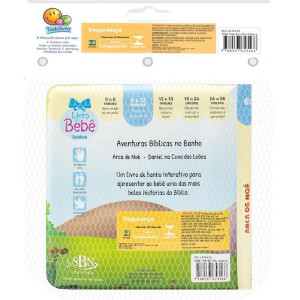 Livro Para Banho Arca De Noe 15x15cm 6pag-127081-91732