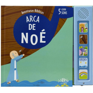 Livro Sonoro Arca De Noe 22x19,5cm 6pg