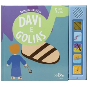 Livro Sonoro Davi E Golias 22x19,5cm 6pg
