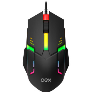 Mouse Optico Usb Rainbow 1200dpi Preto