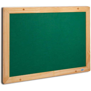 Quadro Aviso Moldura Madeira Feltro Sem Cortica 120x090cm