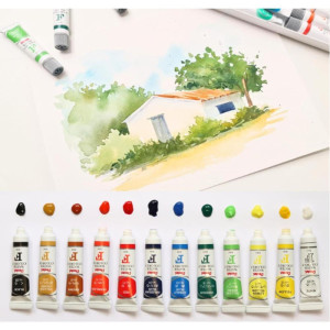 Aquarela Escolar Water Colours 12 Cores-126628-24101
