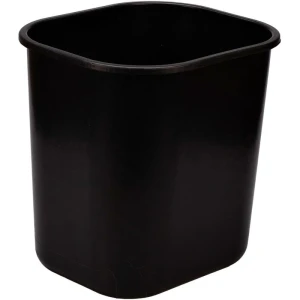 Lixeira Para Escritorio Preto 15l 29,5x28,5x21cm
