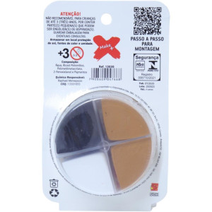 Massa De Eva Criativa Capivara C/04 Cores 28g-126636-78670