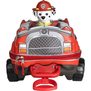 Mochila Infantil Com Rodinha Patrulha Canina Marshall Carro-126098-81108