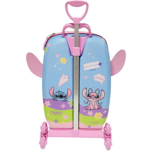 Mochila Infantil Com Rodinha Stitch Angel-126099-91113