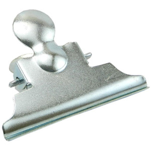 Prendedor De Papel Zincado Grande 95mm