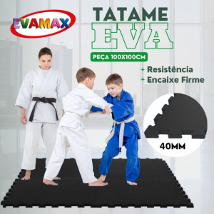 Tatame Eva Preto 1x1m 40mm-125366-25348