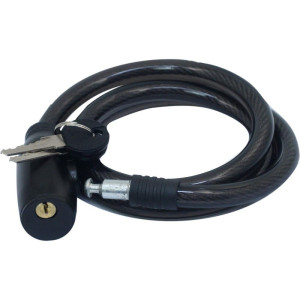 Acessorio Para Bicicleta Cadeado Preto 100cmx10mm