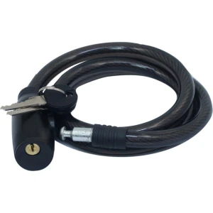 Acessorio Para Bicicleta Cadeado Preto 100cmx10mm
