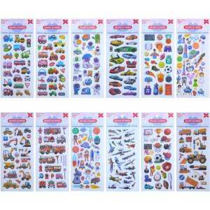 Adesivos Decorados 10x24cm. Boy Kids Cart.sortida