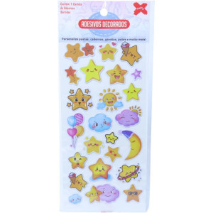 Adesivos Decorados 10x24cm. Girls Cartela Sortida-126634-39042