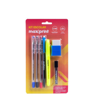 Kit Escolar Maxprint C/7 Itens