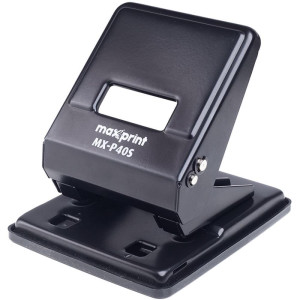 Perfurador De Papel Mx-p40s 2 Furos P/40fls Preto