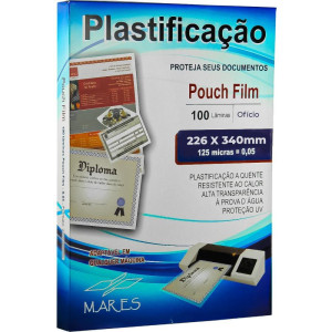 Plastico Para Plastificacao Pouch Film Oficio 226x340 0,05