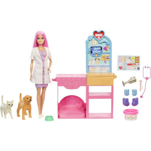 Barbie Profissoes Cj Clinica Veterinaria C/bonec-121181-91759