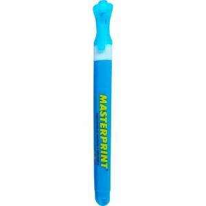 Caneta Marca Texto Mp 614 Neon Slim Azul