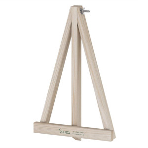 Cavalete Para Pintura Pinus Expositor 34x21cm