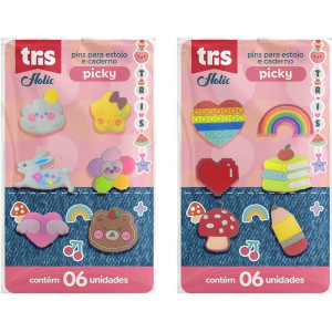 Charms Tris Holic Picky Cartela C/6-125631-67135