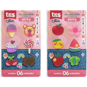 Charms Tris Holic Picky Cartela C/6-125631-71071