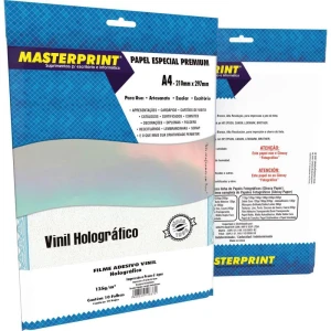 Filme Adesivo Inkjet A4 135g Holografico