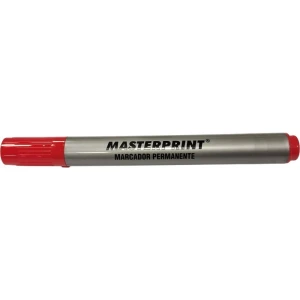 Pincel Marcador Permanente Mp 615 Vermelho Slim