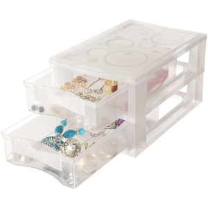 Gaveteiro Cristal Plastico Medio 2gvts-125751-74254