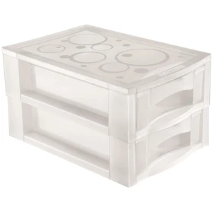 Gaveteiro Cristal Plastico Medio 2gvts