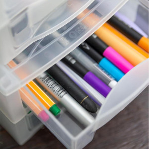 Gaveteiro Cristal Plastico Medio 2gvts-125751-85369