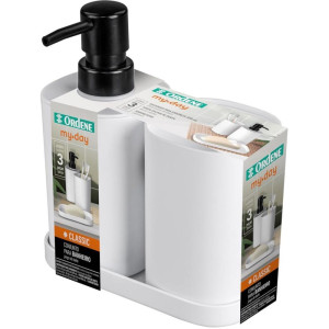 Utensilios Para Banheiro Kit Banho 3 Pecas Branco-125754-68990