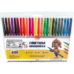 Caneta Hidrografica 24 Cores