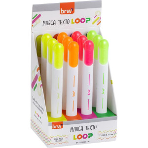 Caneta Marca Texto Loop 4 Cores