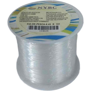 Fio De Nylon 0,45mm C/100m.