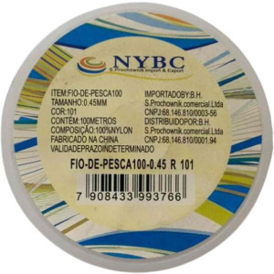 Fio De Nylon 0,45mm C/100m.-125381-95037