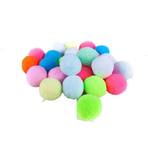 Aviamento Pompom Multicor 40mm C/50unid.