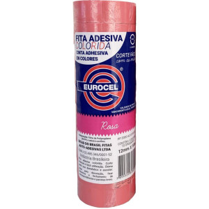 Fita Adesiva Pp 2000 12mmx10m Rosa-126143-74850