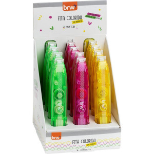 Fita Decorativa Marca Texto+borr 5mmx3m 3cores