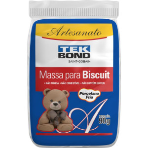 Massa De Porcelana Fria Biscuit 90g Azul