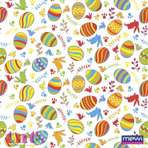 Tnt Estampado 1,40m 40g Pascoa Ovos