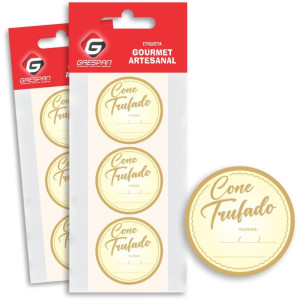 Etiqueta Adesiva Cone Trufado