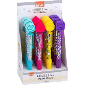 Lapiseira 2.0mm Divert Emojis Plastica 4 Modelos-128054-55475