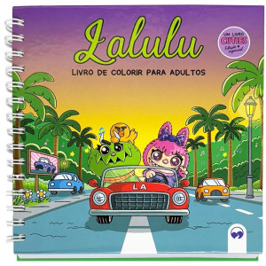 Livro De Colorir Lalulu Cuties 80p Cd 21x21cm