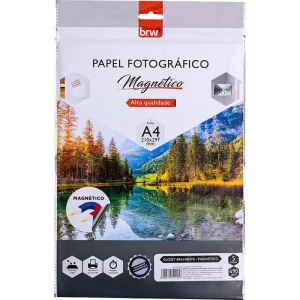 Papel Fotografico Inkjet A4 Glossy Imantado 690g.