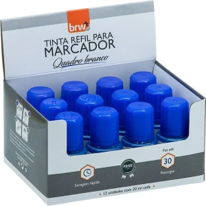 Tinta Marcador Quadro Branco 20ml Azul
