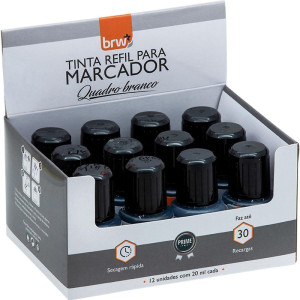 Tinta Marcador Quadro Branco 20ml Preto-128079-58767