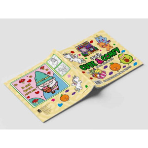 Livro De Colorir Cute E Comfy C/12canetas-126744-69885